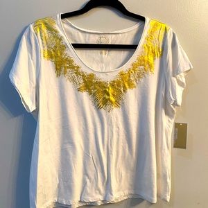 Michael Kors short sleeve T-Shirt with gold metallic design